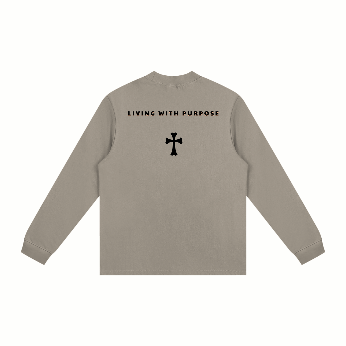 Non-Shrink Mock Neck Sweatshirt