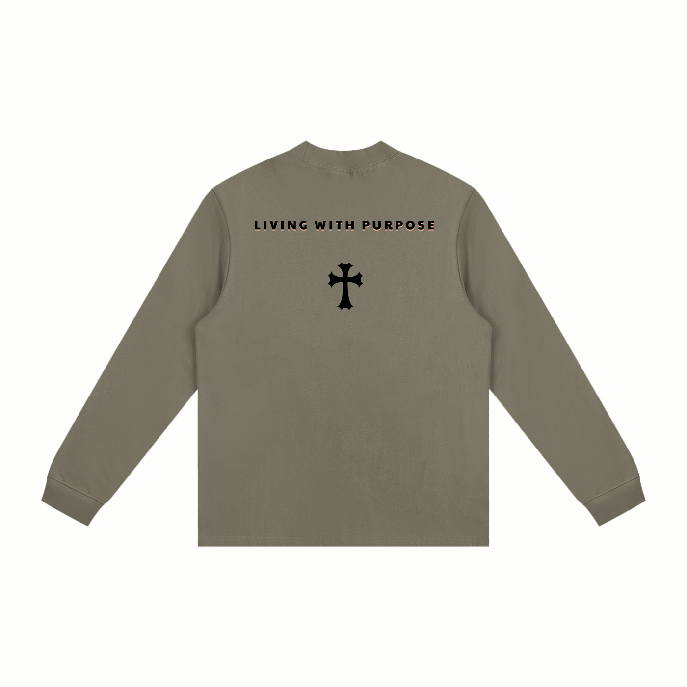 Non-Shrink Mock Neck Sweatshirt