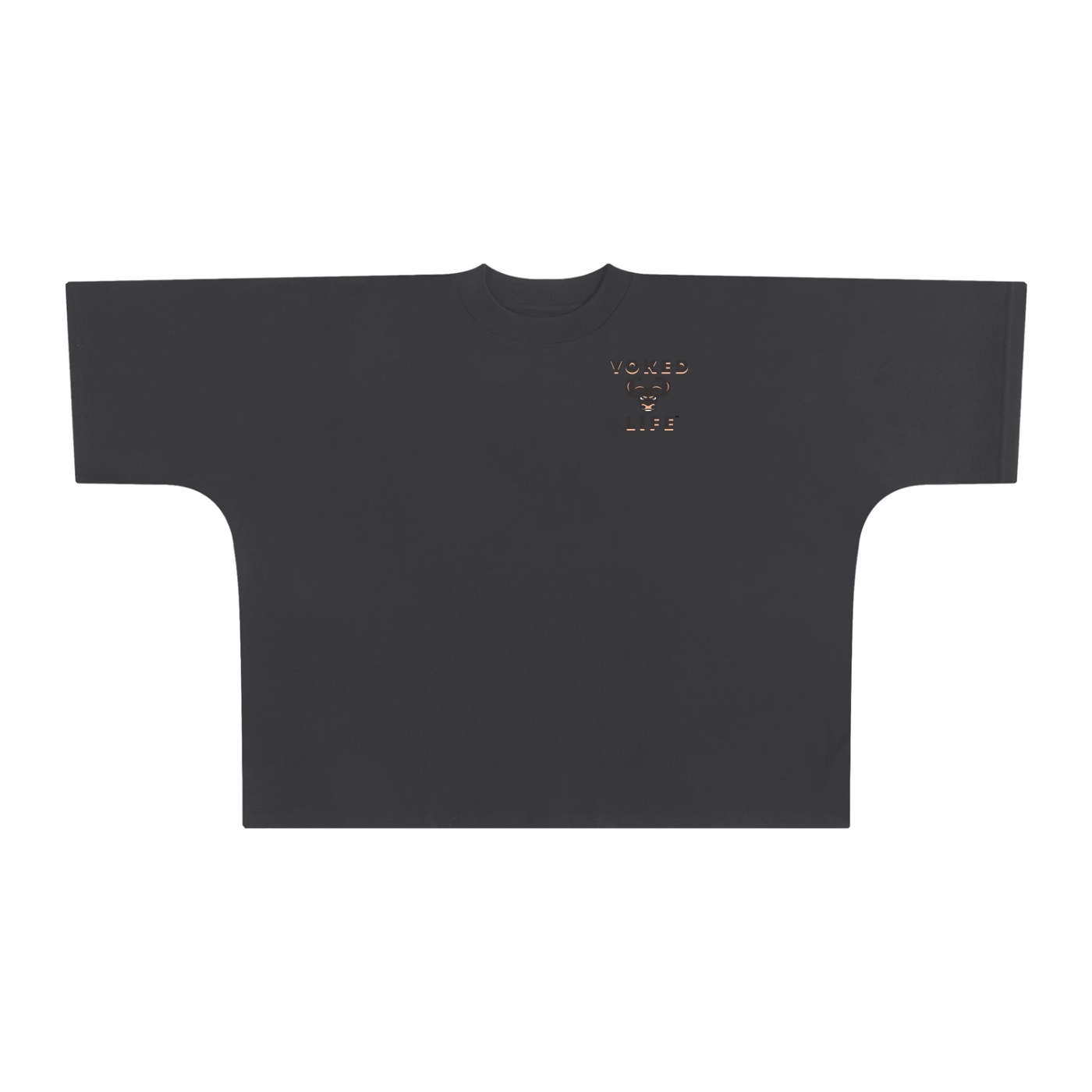 Oversize One-piece Pattern Cut Boxy Tee - 300 GSM