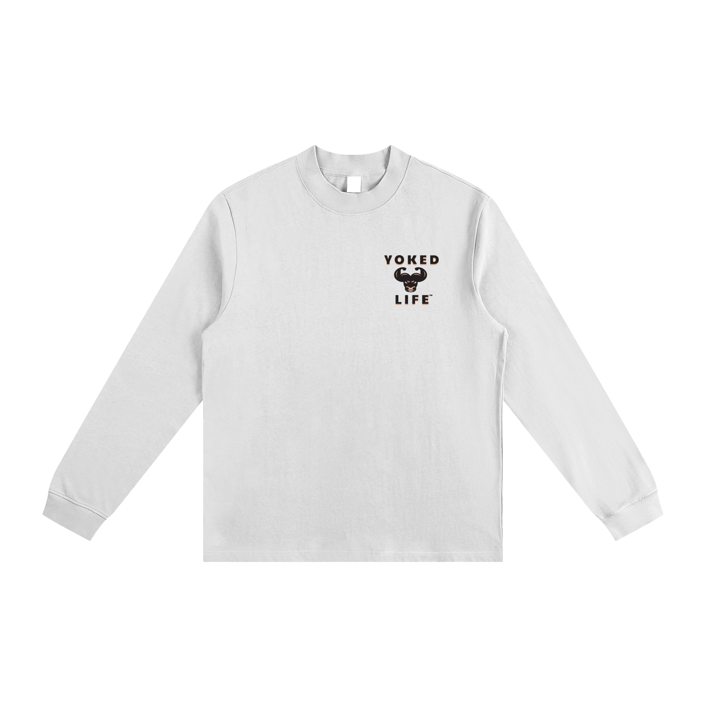 Non-Shrink Mock Neck Sweatshirt