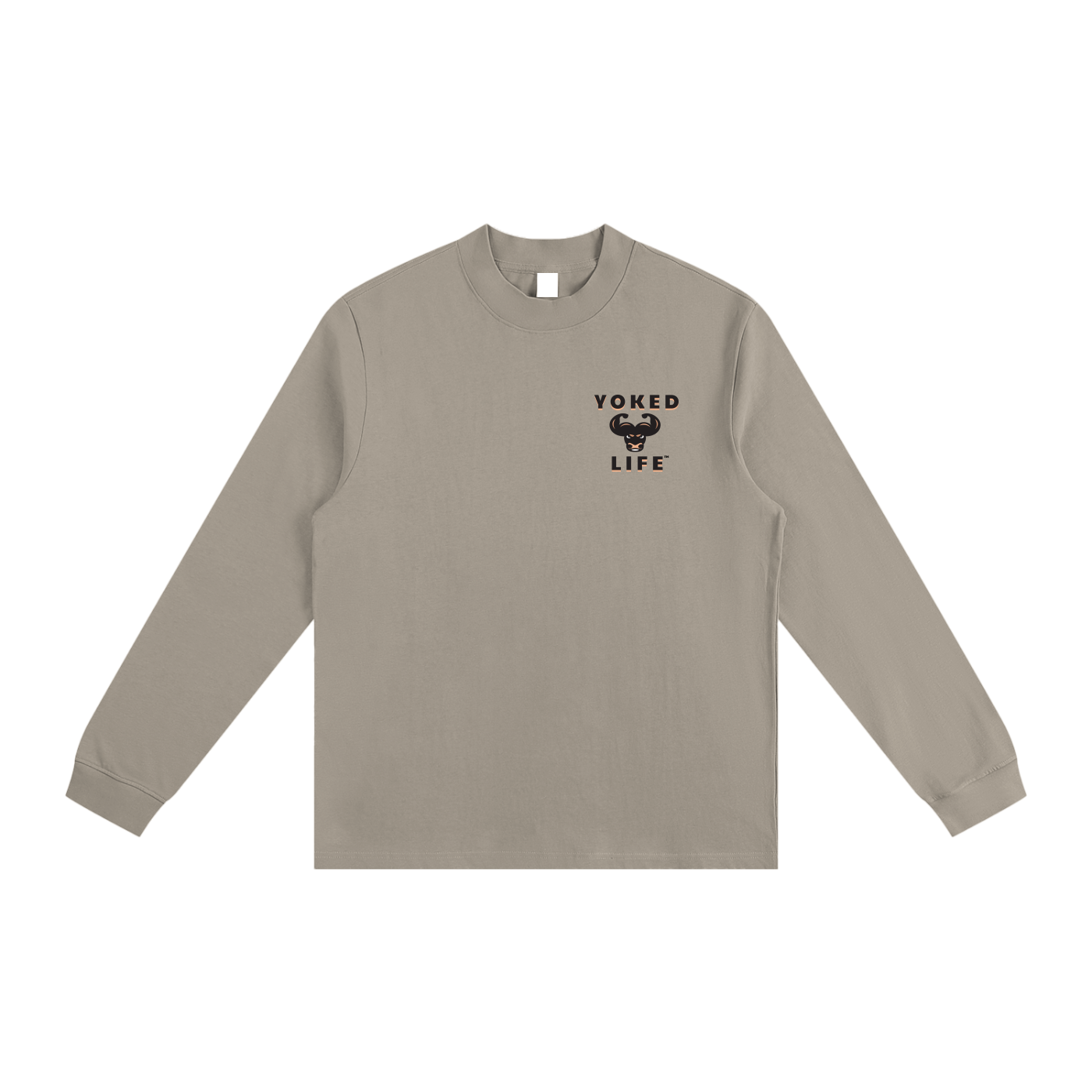 Non-Shrink Mock Neck Sweatshirt