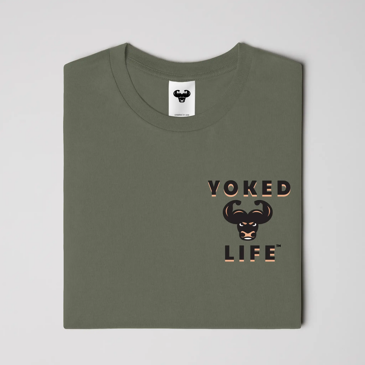 Light Yoked Bull T-Shirt