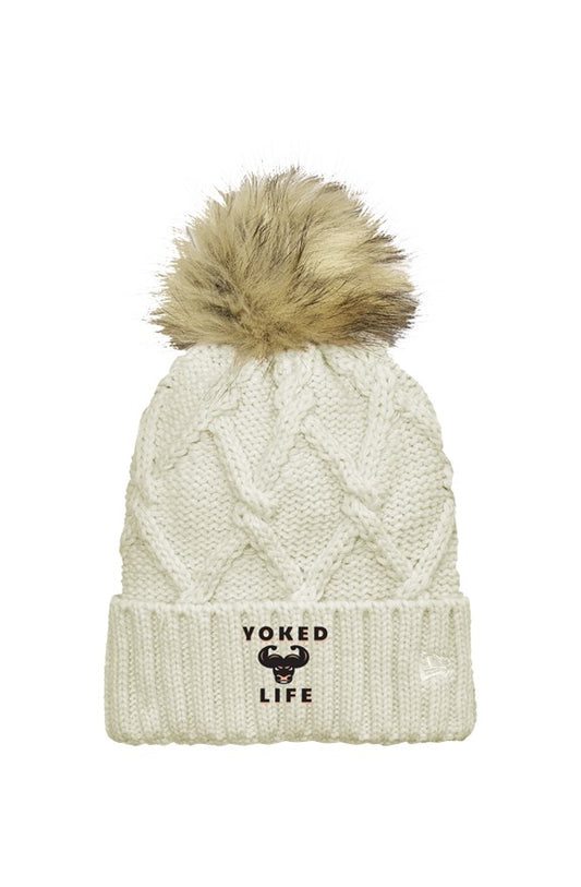 Faux Fur Pom Beanie