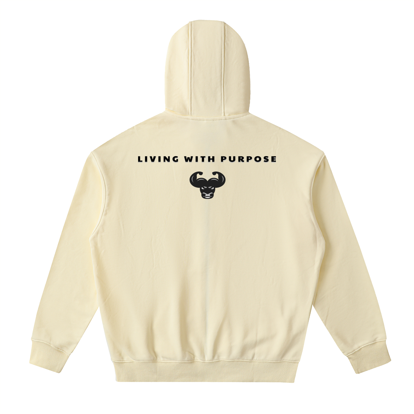 Drop-Shoulder Zip Up Hoodie